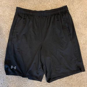 Men’s Black Under Armour shorts sz L